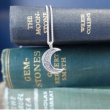 Handcrafted Scottish jewellery - Waning Crescent Moon pendant